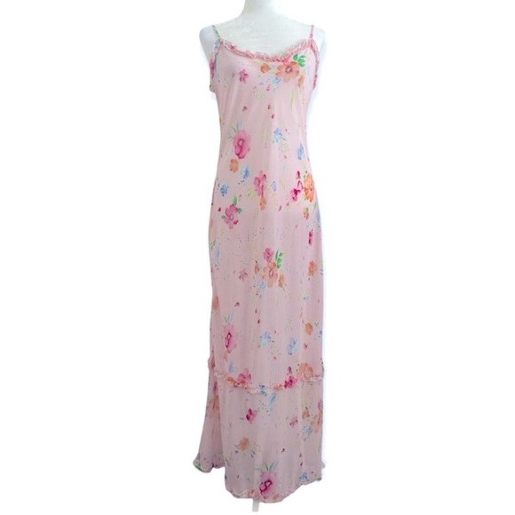 Vintage 90s Floral Maxi Slip